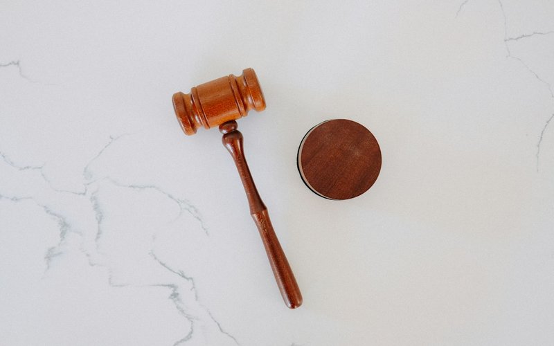 Gavel on a counsel desk