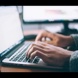 Laptop on a tidy desk